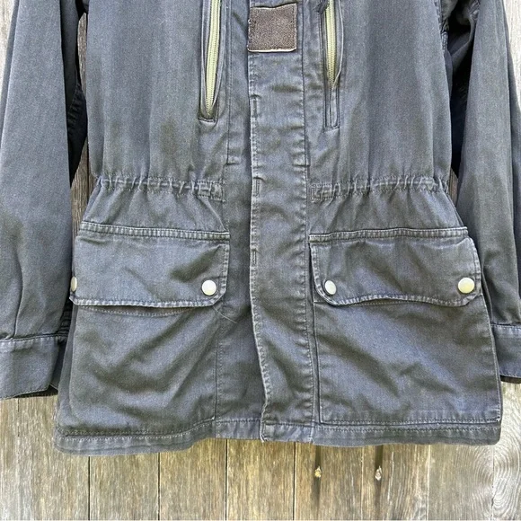 Vintage Black French Military Army Jacket - Picture 4 of 6